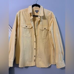 Vintage Guide Series 100% cotton Yellow button down Shirt